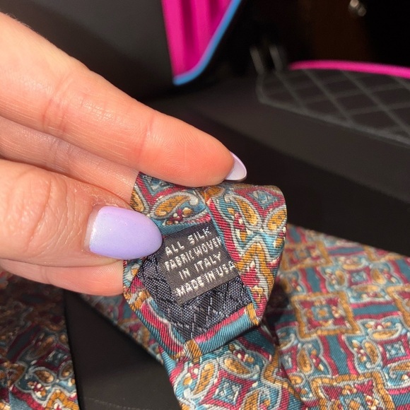 2/$35 Christian Dior Monsieur Silk Tie Luxury Professor Academia Professional - Picture 4 of 6